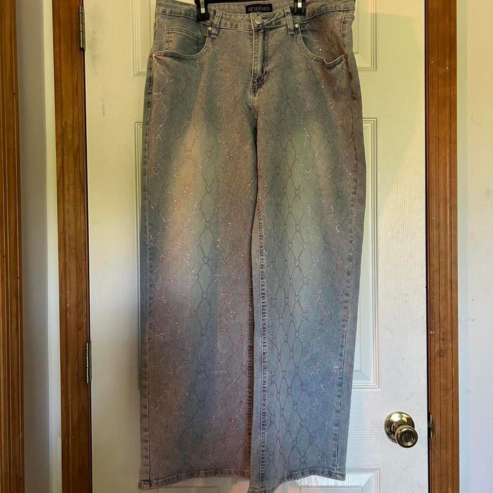 Reserve Women's Grey and Brown Jeans